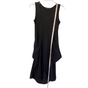 ● MARITHE FRANCOIS GIRBAUD ● W BUBBLE HEM SLEEVELESS DRESS Vintage Marithe Francois Girbaud Tank Dress with Bubble Hem